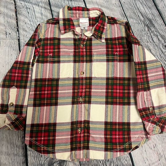 Hanna Andersson Other - Hanna Andersson plaid flannel shirt size 4